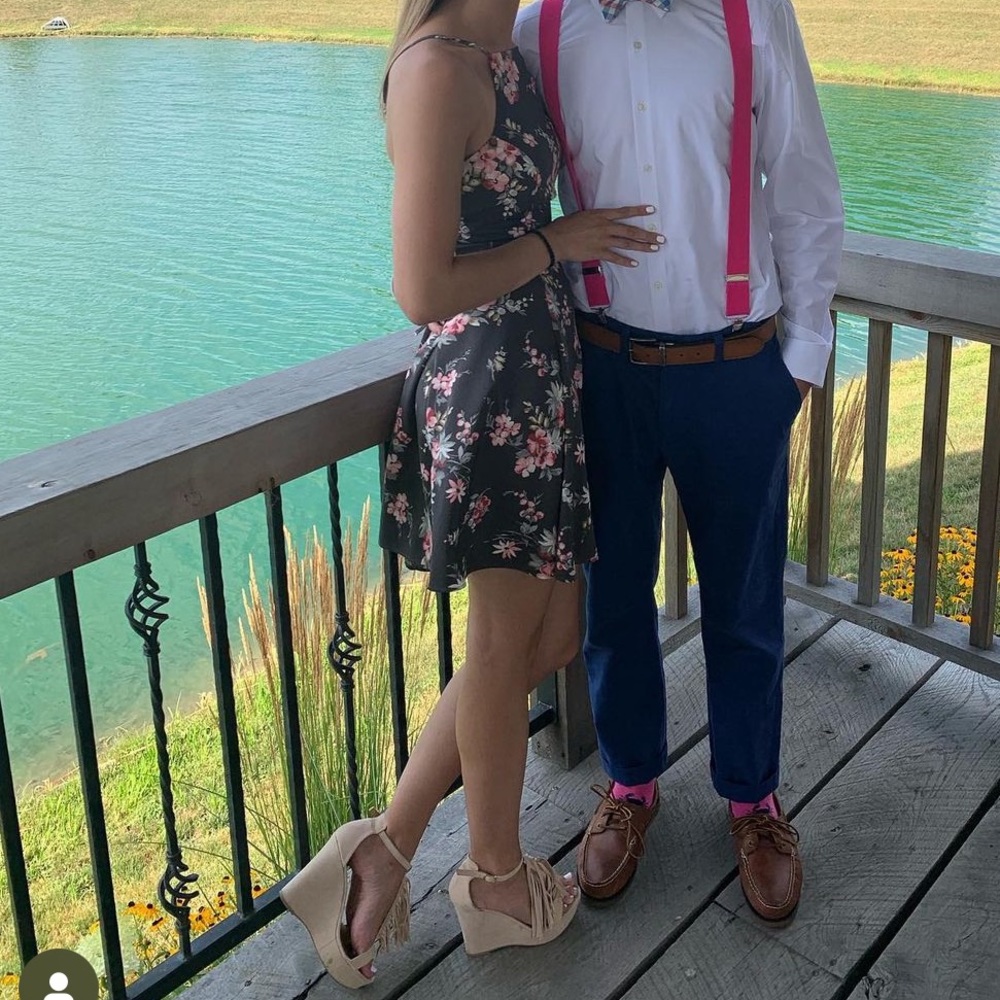 Floral print dress